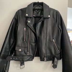 Zara Black Leather Jacket